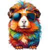 Guinea Pig: Cute with Sunglasses