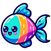 Rainbow Fish Design