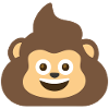 Poop Monkey Emoji mix