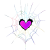 Spiderweb Heart Halloween