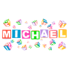 MICHAEL colourful cubes