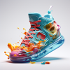 Sneaker in Vollfarbe