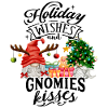 Noël vacances souhaits gnomies baisers