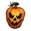 Evil Halloween Pumpkin