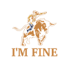 Stierreiter Stierreitender Cowboy