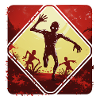 Halloween Zombie Warnschild