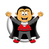VAMPIR - HALLOWEEN - MONDSCHEIN - KINDER