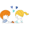 Loris & Mila rothaarig blond
