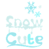Winter christmas I'm snow cute