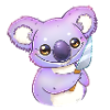 Koala mit Messer