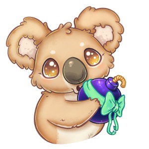 Koala mit Bombe