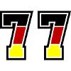77 Symbol liczby: Niemcy