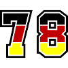 78 Number Symbol Germany