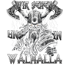 Walhalla Krieger Geschenk für Wikinger-Fans