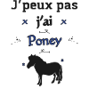 J'peux pas j'ai Poney