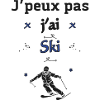j'peux pas j'ai Ski