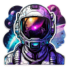 Astronaut & Galaxy Helmet