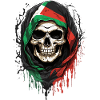 Palestinian Skull: Flag of Pride
