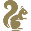 Elegant Squirrel Silhouette: Nature in