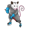Beutelratte Eishockey Eishockeyschläger