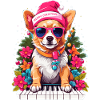 Dog with Piano