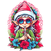Elf with flute