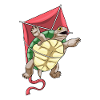 Cerf-volant tortue cerf-volant