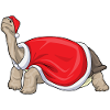 Turtle Christmas Santa Hat