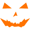 Halloween Kürbis Gesicht