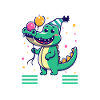 Celebrate until the croc-of dawn