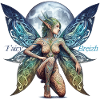 Moon Butterfly Fairy by FairyBreizh