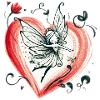 Fairy Drawing Heart