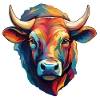 Cow's head modern