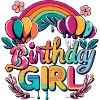 Birthday Girl T-Shirt Design "Birthday Girl"