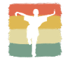 Kung-Fu-Kampf Kampfsportler