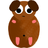 Mignon putter cochon d’Inde
