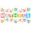 MATHIAS colourful cubes