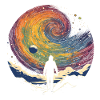 Rainbow Space Walk - Surreale Welten