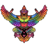 Garuda Regenbogen Indonesien
