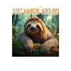 Sloth Jungle Relax Saying