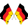 Two flags Germany