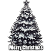 Christmas Tree / Fir / Baubles / Star