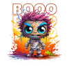 Chibi Shuffle & Booo! Zany Zombie Tee!