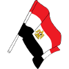 Drapeau : Égypte