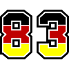 83 Symbole numérique Allemagne