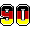 90 Number Symbol Germany