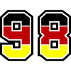 98 Symbole numérique Allemagne