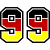 99 Symbole numérique Allemagne