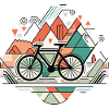 Minimalist bike lines