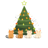 Merry Christmas 4 cats